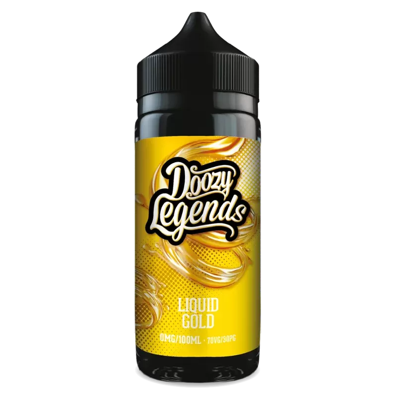 Doozy Legends 100ml E-Liquid Shortfill Liquid Gold