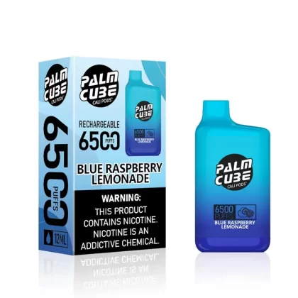 Cali Palm Cube Disposable [6500 puffs] – Blue Raspberry Lemonade [CLEARANCE]