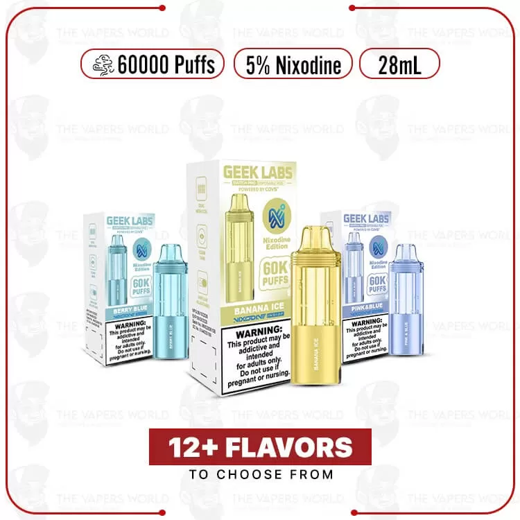 Geek Labs Switch Pro Nixodine 60K Disposable Pod - Thevapersworld