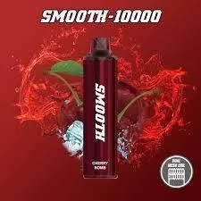 SMOOTH (10000 PUFFS) DISPOSABLE DEVICE - Flavor#Coconut Honey>Cherry Bomb>Nitro>Classic Tobacco>Kiwi Strawberry>Watermelon Strawberry>Georgian Peach~Offers#1 Pc>1 Box-5 Pcs