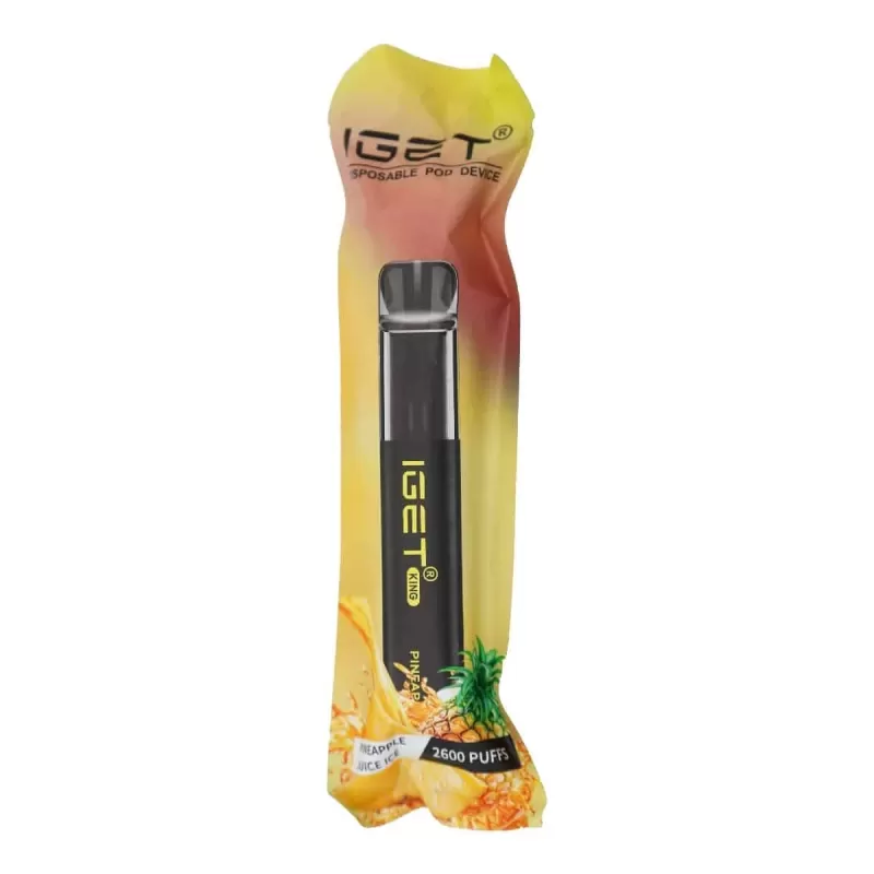 IGET King 2600 Puffs 30 Options Pineapple Ice - Ozvapeone (DA77EC) - Image 2