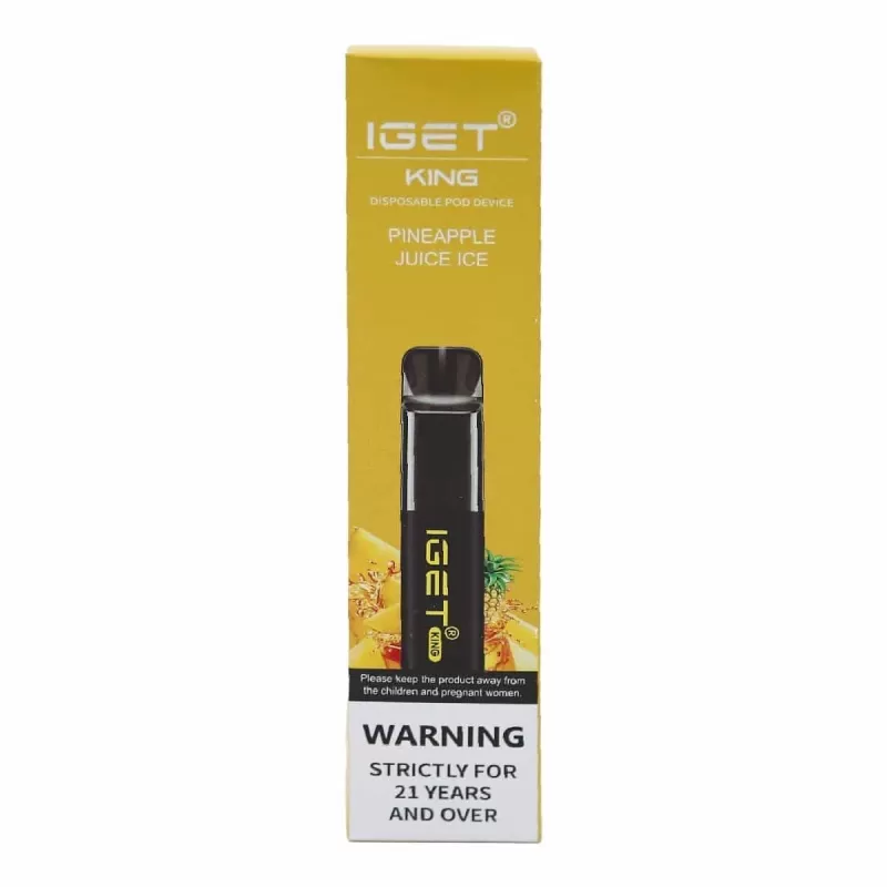 IGET King 2600 Puffs 30 Options Pineapple Ice - Ozvapeone (DA77EC) - Image 3