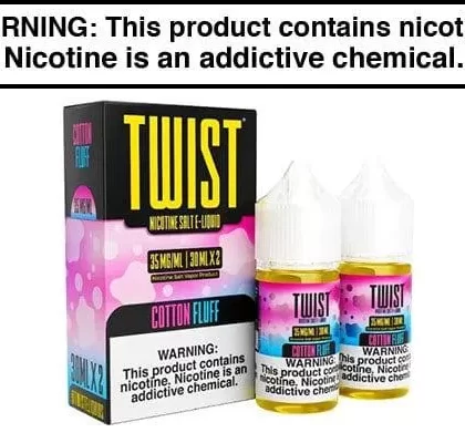 COTTON FLUFF BY TWIST SALT 60ML - Vapejuice