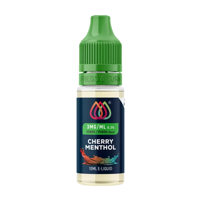 Cherry Menthol E-Liquid by Aquavape - 10ml - 6mg - Vape Product
