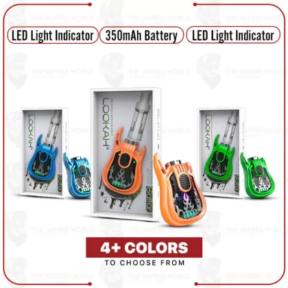 Lookah Guitar 510 Battery - Black, Gray