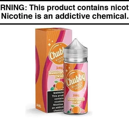 Bubble Peach Twist by Chubby Bubble Vapes 100ML - Vapejuice