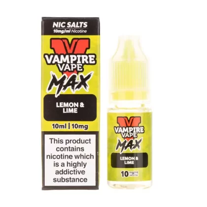 Lemon & Lime Nic Salt E-Liquid by Vampire Vape Max - 5mg