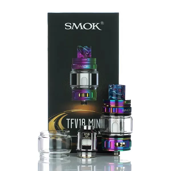 SMOK TFV18 Mini Sub-Ohm Tank - Blue - Image 2
