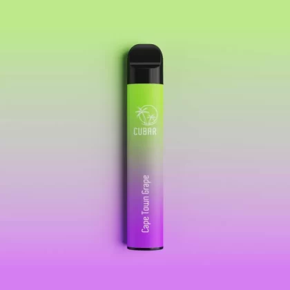 Cubar Club Vape – Aloe Vera Grape - Cubar Club / Glycerin / Nikotin-Benzoat / Propylenglykol / Aromastoffe / 400 mAh / 20mg/ml / ca. 600