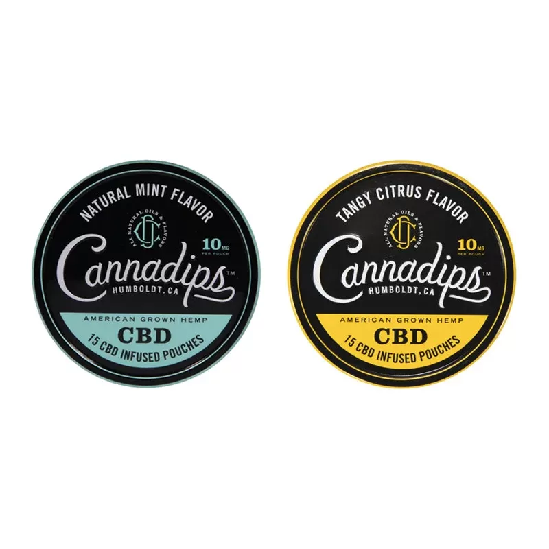 Cannadips 150mg CBD Snus Pouches (15pouches/box)