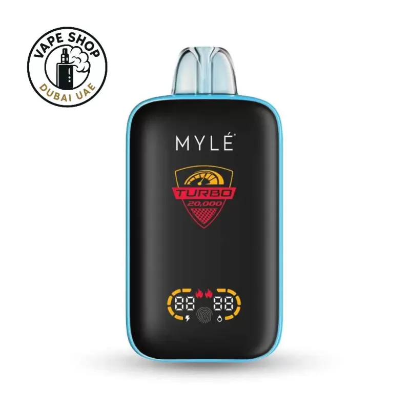 MYLE Turbo 20000 Puffs 50MG Disposable Vape in Dubai - Vape Product, BOX OF 5 PCS; Blueberry Watermelon, Casa Banana - Image 2