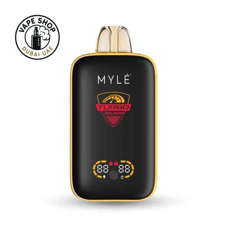 MYLE Turbo 20000 Puffs 50MG Disposable Vape in Dubai - Vape Product, BOX OF 5 PCS; Blueberry Watermelon, Casa Banana - Image 3