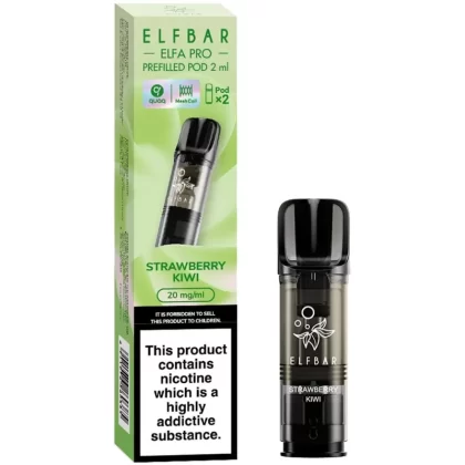 Strawberry Kiwi Elf Bar Elfa Pro Pods (x2) - 88Vape