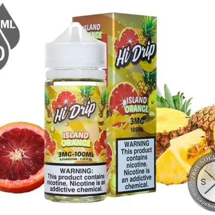 Island Orange By Hi Drip E-Liquids 100ml