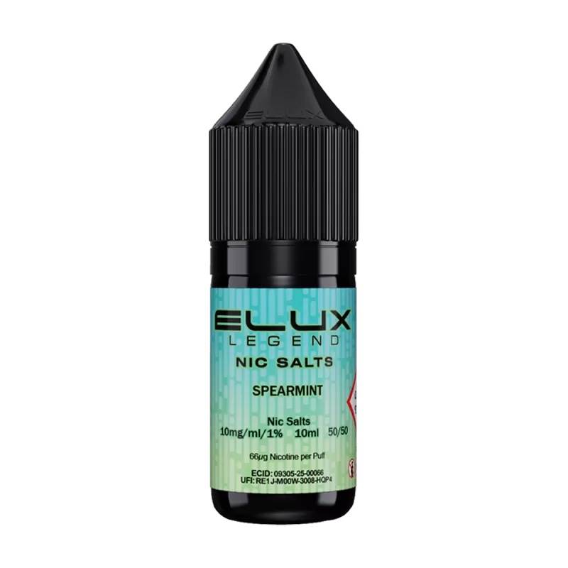 Spearmint Nic Salt by Elux 10ml - 20mg - Vape Product