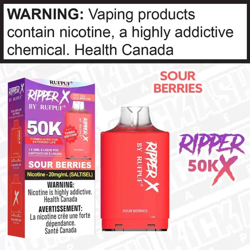 Sour Berries RIPPER X 50K POD