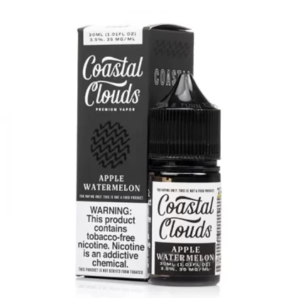 Apple Watermelon by Coastal Clouds TFN Salt - 30ML E-Liquid - 50MG