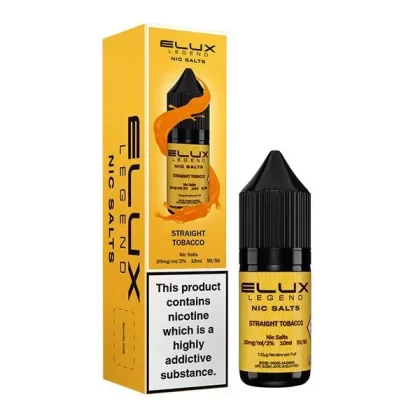 ELUX LEGEND STRAIGHT TOBACCO 10ML NIC SALT E-LIQUID