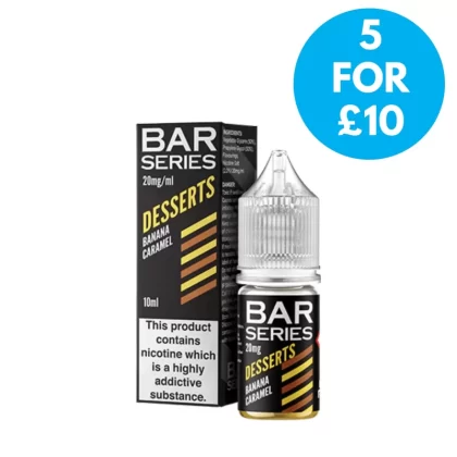 20mg (2.0%) Bar Series Nic Salt Desserts Range 10ml - Vape Co