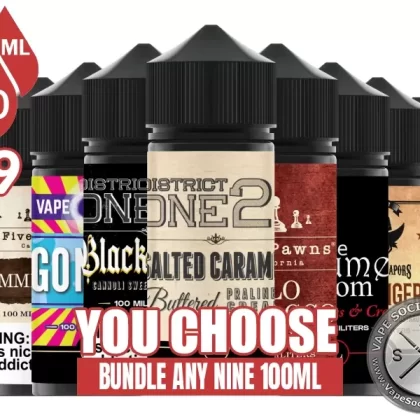 Five Pawns Vape Juice Bundle 9x100ml (900ml)