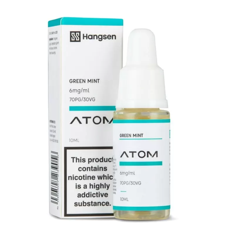Green Mint E-Liquid Atom Series by Hangsen (10ml) - 6mg