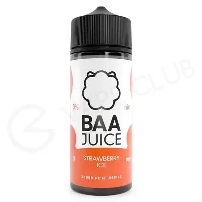 Strawberry Ice Shortfill E-Liquid by Baa Juice 100ml - Ecigpremium