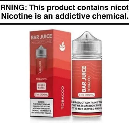 TOBACCO BY BAR JUICE BJ30000 100ML - Vapejuice
