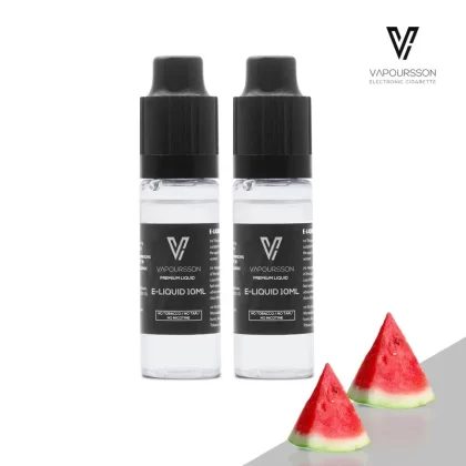 Vapoursson e-Liquid – Watermelon 0mg 10ml Bottle x 2 Pack | Cigee