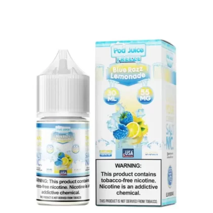 BLUE RAZZ LEMONADE FREEZE POD JUICE - Vape Product, Vape Product