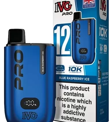 IVG Pro 12 Prefilled Pod Vape KitBlue Raspberry Ice