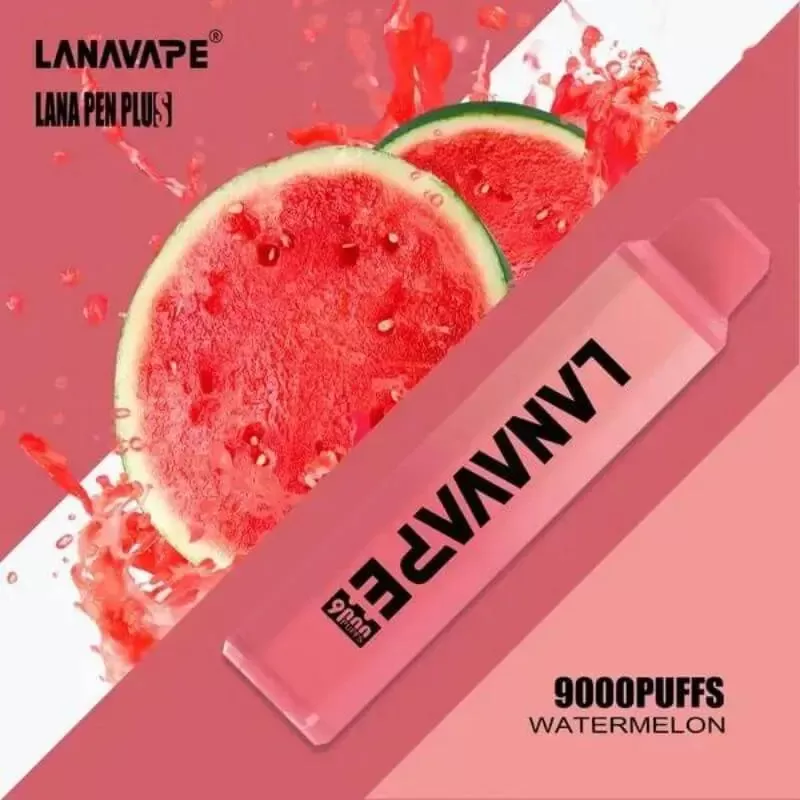 LANA PEN PLUS 9000 Puffs - Watermelon - Sgvapeshubsafety - Image 3
