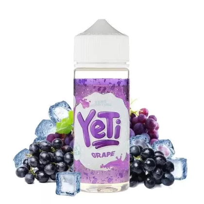 Grape YETI 100ML E-Liquid – Fruity Ice Cold Series 70VG/30PG 0mg/ml