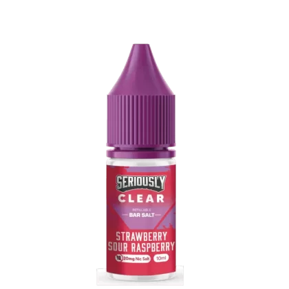 Seriously Clear Strawberry Sour Raspberry Nic Salt - 10 Pack - 20mg