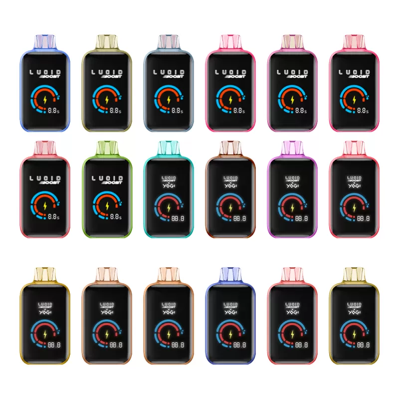 LUCID BOOST x YOGI 20,123 Puff Disposable Device - 20,123 Puffs - Peanut Butter Banana Granola (YOGI E-Liquid) - Image 2