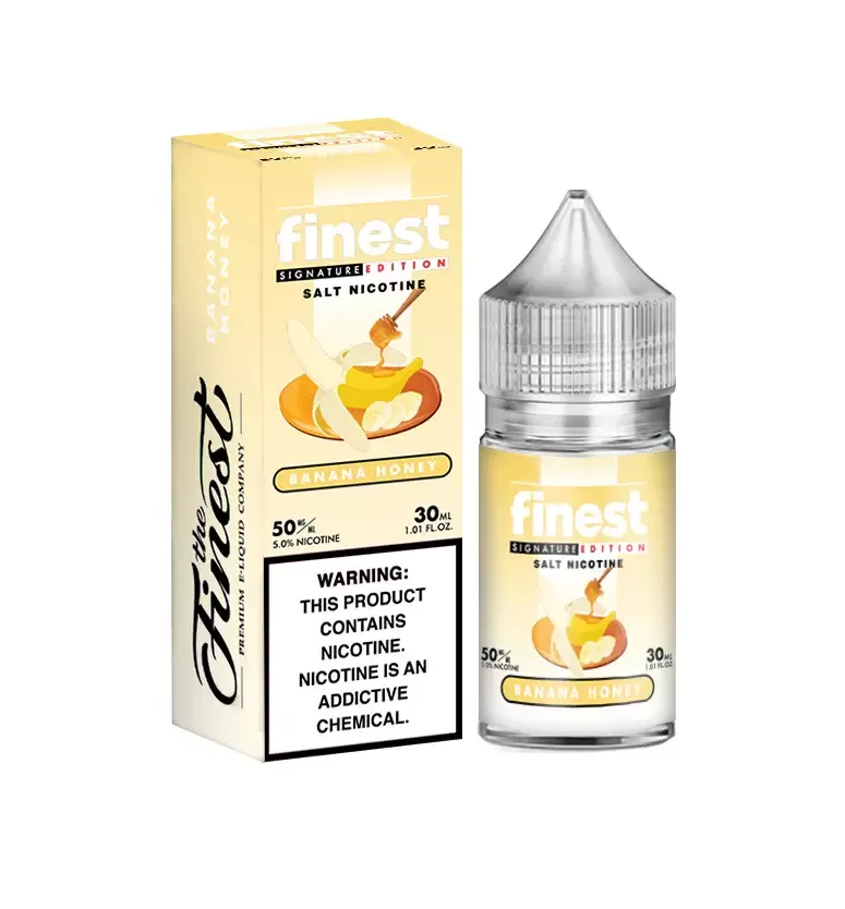 The Finest Signature Edition SALT Banana Honey 30mL - Vape Product, Vape Product (CE032A)