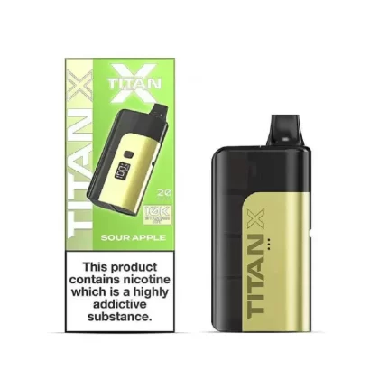 Titan X Prefilled Pod Kit Sour Apple - Nicotine Strength#20mg (F83346)