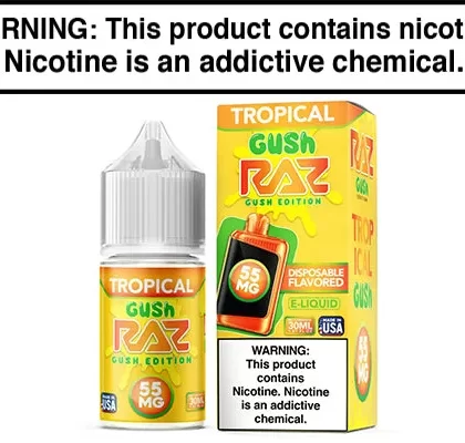 TROPICAL GUSH BY POD JUICE SALTS X RAZ 30ML - Vapejuice