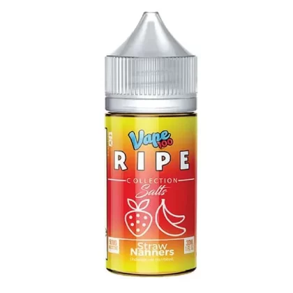 Straw Nanners Nicotine Salt by Ripe E-Liquid - Size#30ml~Nicotine#35MG>50MG
