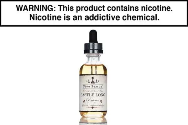 Castle Long Reserve By Five Pawns E-Liquid 60ml - Vapejuice - Image 2