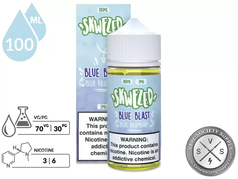Blue Blast SKWEZED 100ml - Image 2