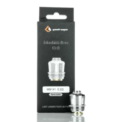 GeekVape Meshmellow Replacement Coils – 3 Pack - 0.4 Ohm, 0.2 Ohm (FF9F56)