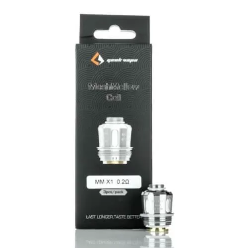 GeekVape Meshmellow Replacement Coils – 3 Pack - 0.4 Ohm, 0.2 Ohm (FF9F56)