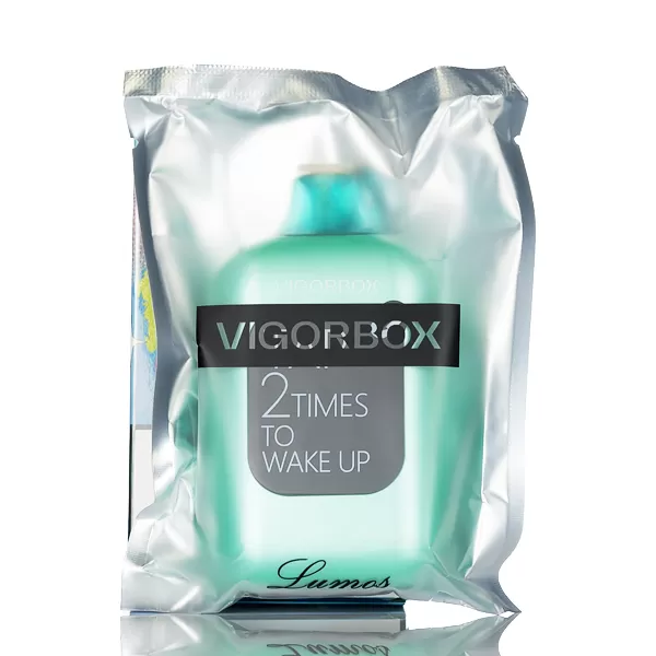 Vigorbox Lumos 25K 25000 Puffs Disposable Vape 30mL - California Cherry, Clear - Image 2