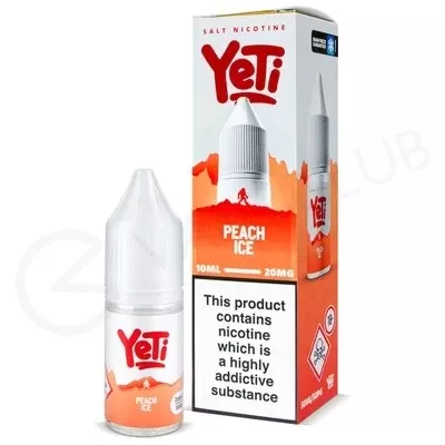 Peach Ice Nic Salt E-Liquid by Yeti Summit Series