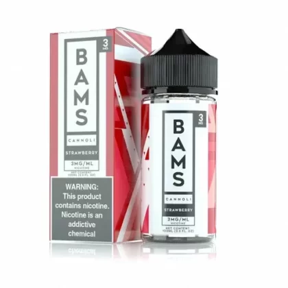 Bam’s Cannoli Strawberry Cannoli 100ml E-Juice