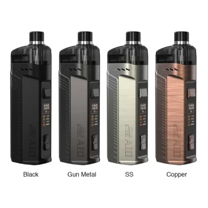 Artery Cold Steel 120W AIO Pod Kit - Gun Metal / 4ml XP Standard Edition