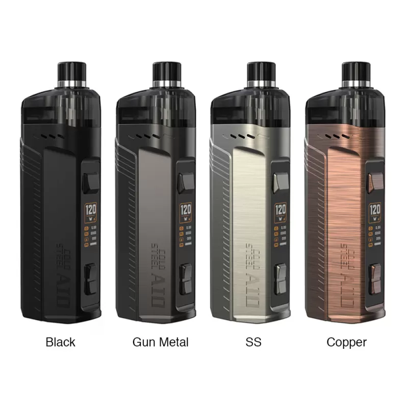 Artery Cold Steel 120W AIO Pod Kit - Gun Metal / 4ml XP Standard Edition