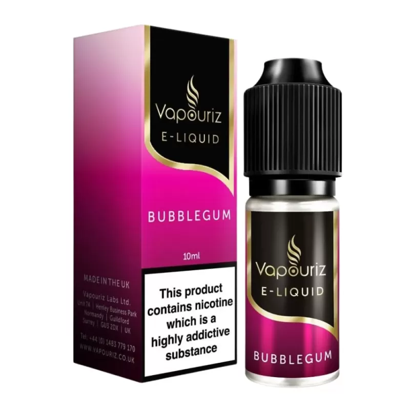 Bubblegum E-Liquid by Vapouriz (10ml) - 12mg
