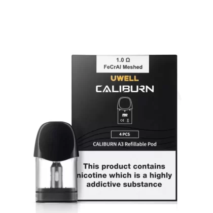 Uwell Caliburn A3 Replacement Pods 4PCS 1.0Ω 2ml - Vape Product