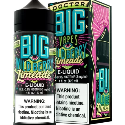 DOCTOR BIG VAPES by BIG BOTTLE Co - Wildberry Limeade - 120ML E-Liquid